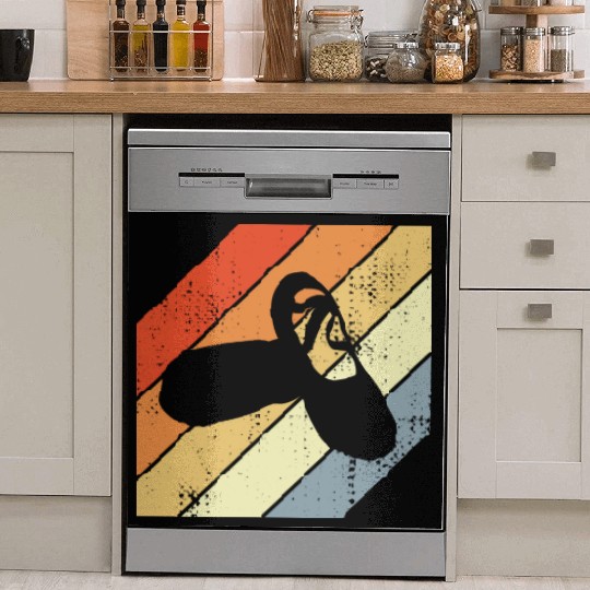 Ballet Shoes Vintage Look Dish Washer Covers