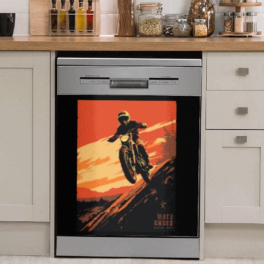 Sunset Motocross - Race Day Dish Washer Covers