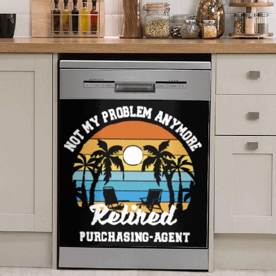 Retirement gift idea Retired purchasing-agent Dish Washer Covers