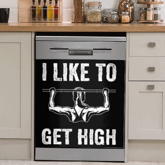 Funny fitness gym workout women Dish Washer Covers