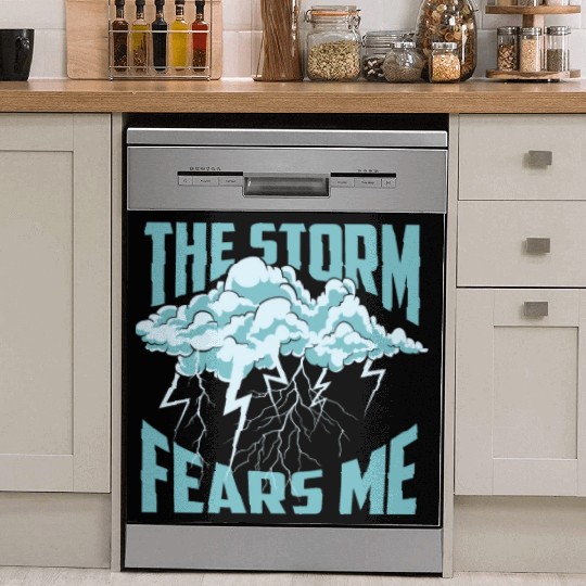 Storm Fears Me Content Creator Gift Dish Washer Covers
