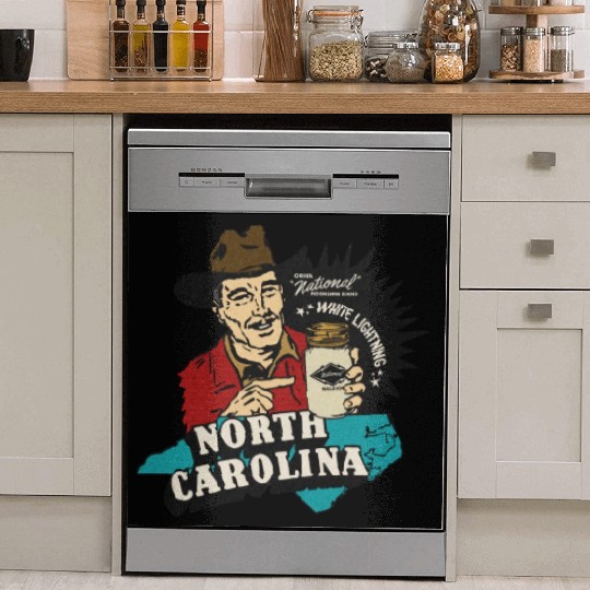 Vintage Raleigh NC Moonshine Dish Washer Covers
