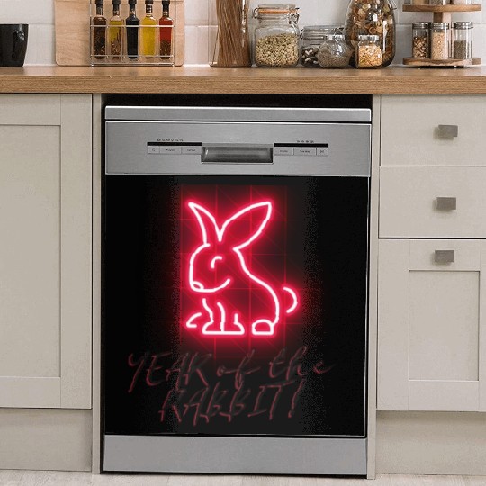Year of the Rabbit - Chinese New Year Dish Washer Covers