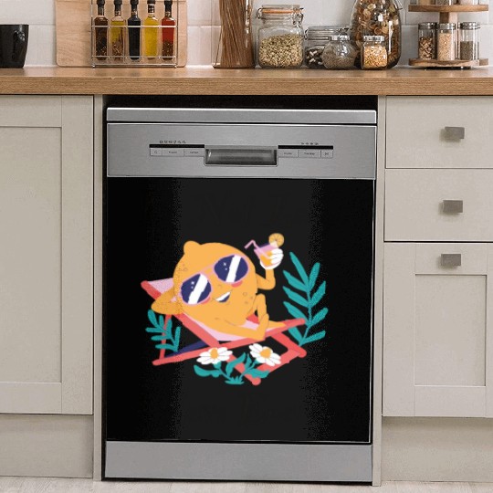 I M Not Lazy I Save Energy Lemon Faul Funny Dish Washer Covers