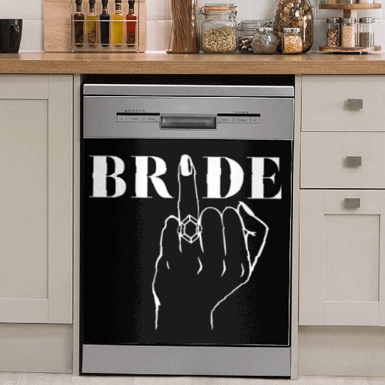 Bride Ring Finger Wedding Dish Washer Covers