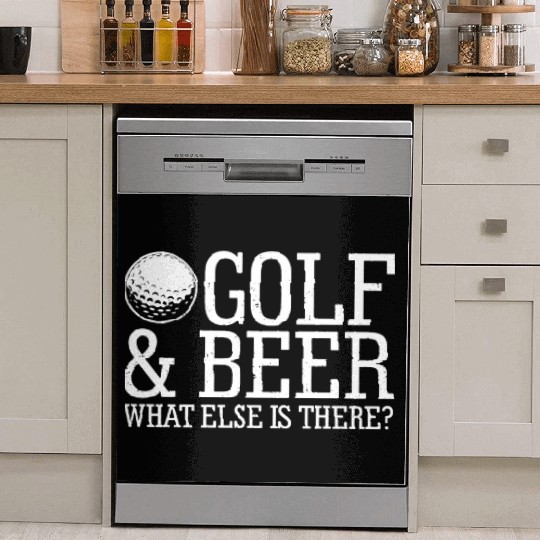 Golf Beer What Else Is There Dish Washer Covers