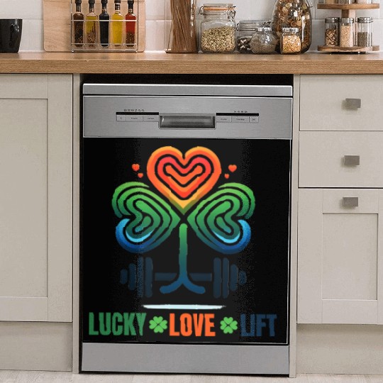 Lucky Love Lift Workout Dish Washer Covers
