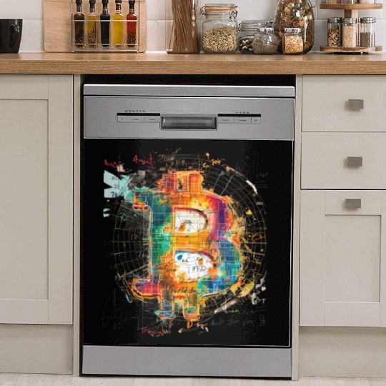 Pi day 3.14 Nerd Math Teacher Crypto Bitcoin Dish Washer Covers