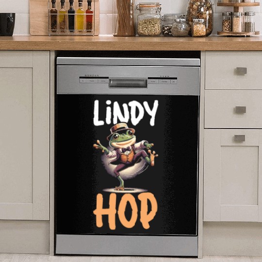 Lindy Hop Dancer Swinging Dancing Swing Dance Dish Washer Covers