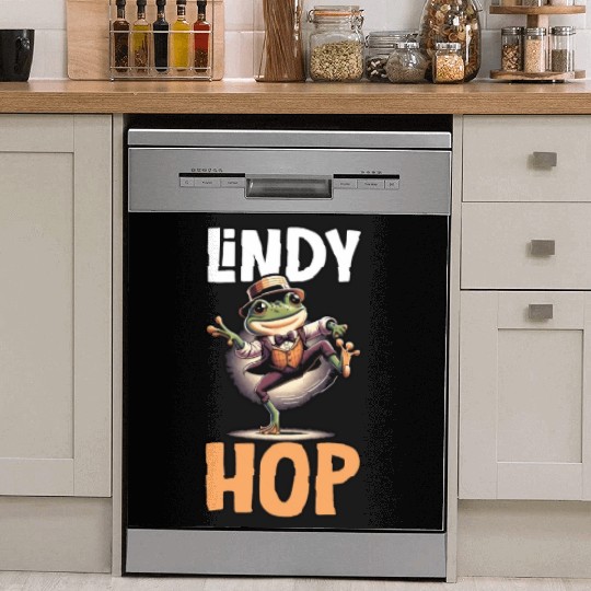 Lindy Hop Dancer Swinging Dancing Swing Dance Dish Washer Covers