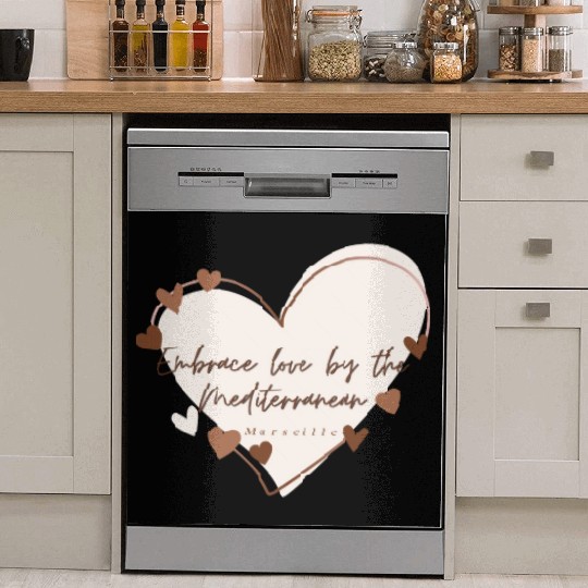 Embrace love by the Mediterranean Dish Washer Covers