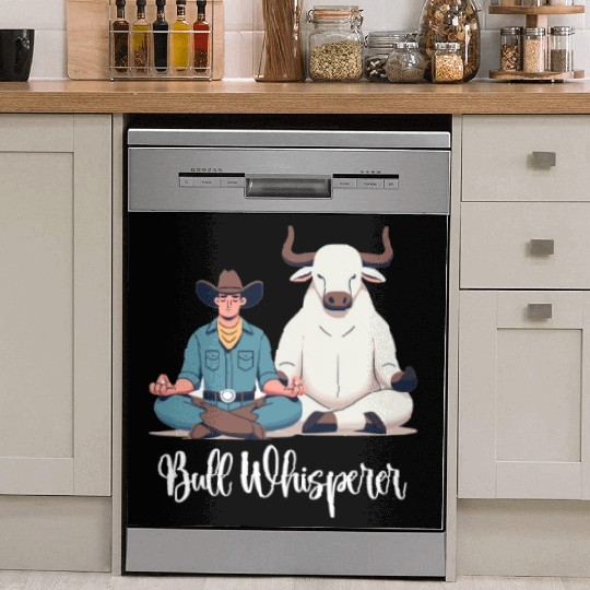 Rodeo Bull Riding Livestock Show Farmer Cattle Dish Washer Covers