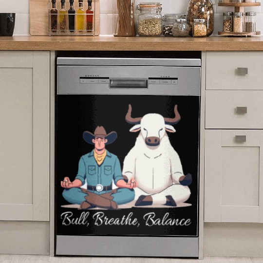 Rodeo Bull Riding Livestock Show Farmer Cattle Dish Washer Covers