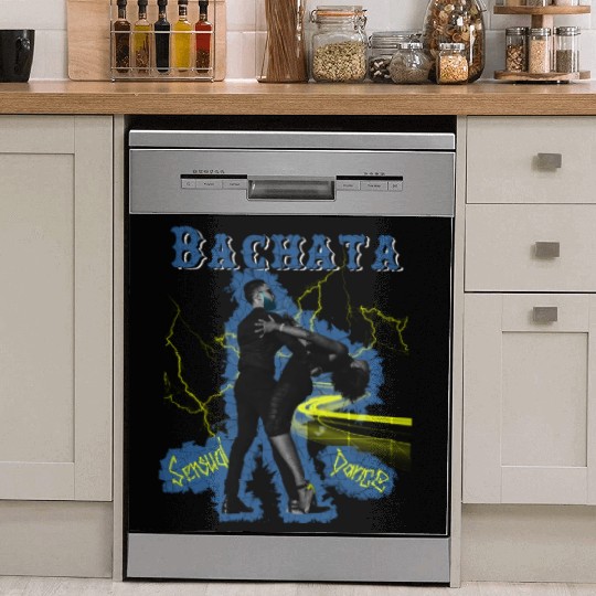 Bachata Street Style Sensual Dance For Festivals Dish Washer Covers