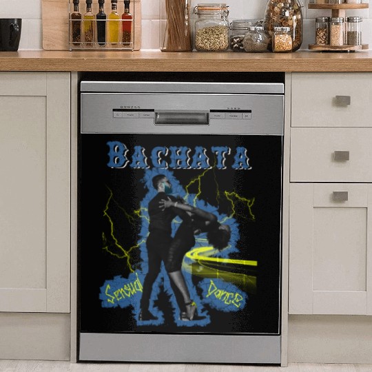 Bachata Street Style Sensual Dance For Festivals Dish Washer Covers
