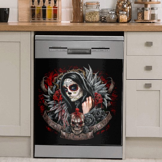 Dia de Los Muertos Sugar Skull Design Dish Washer Covers