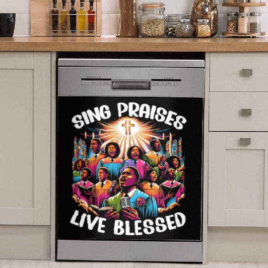 Gospel Music Religious Bible Scripture Christian Dish Washer Covers