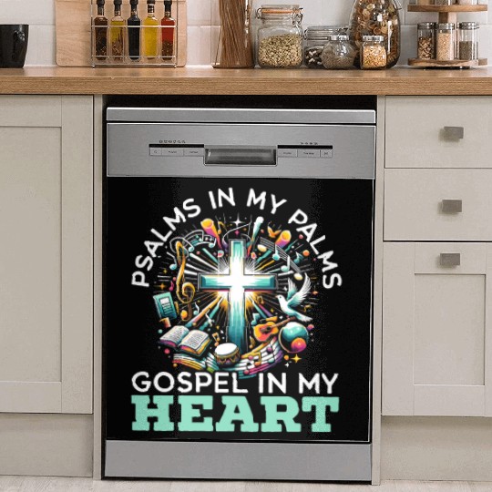 Gospel Music Religious Bible Scripture Christian Dish Washer Covers