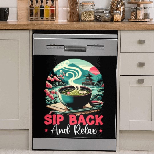 Miso Soup Japan Noodles Asian Food Japanese Dish Washer Covers