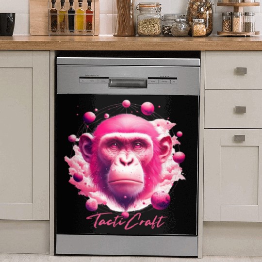 TactiCraft Pink Ape Galaxy Dish Washer Covers