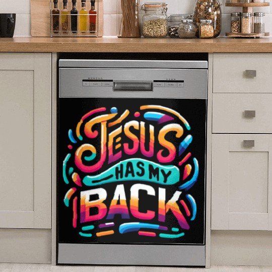 Jesus Has My Back 24 Dish Washer Covers