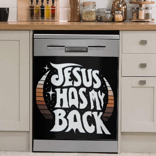 Jesus Has My Back 23 Dish Washer Covers