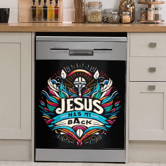 Jesus Has My Back 27 Dish Washer Covers