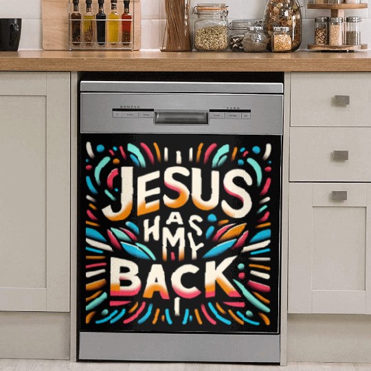 Jesus Has My Back 29 Dish Washer Covers
