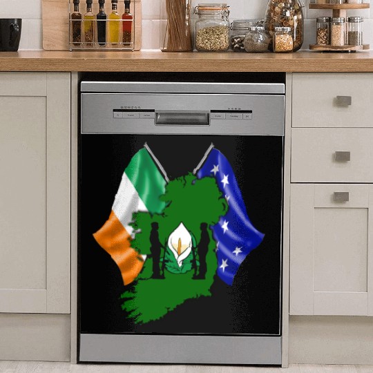 Irish Easter Lily - Designed in Ireland Dish Washer Covers