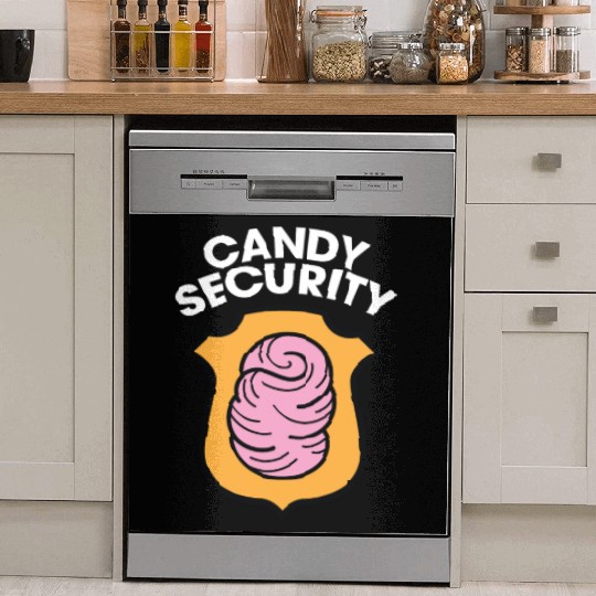 Candy Security Mom Dad Matching Birthday Costume Dish Washer Covers