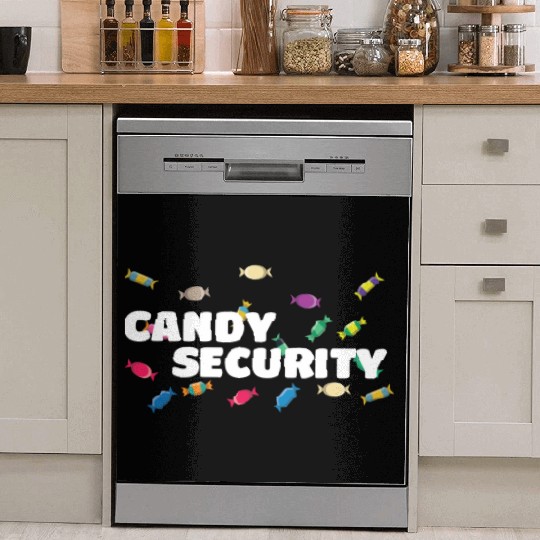 Candy Security Mom Dad Matching Birthday Costume Dish Washer Covers