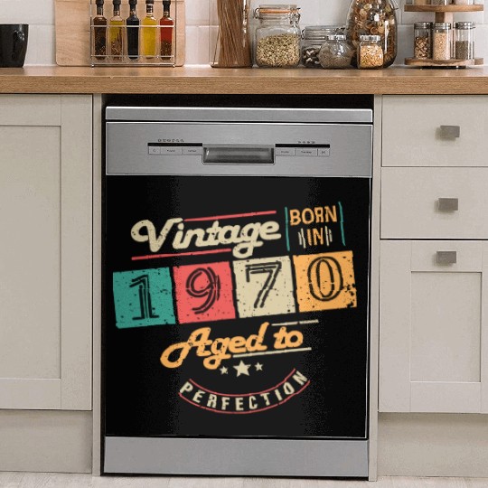 Original 1970's Vintage - 1970's Birthday Gift Dish Washer Covers