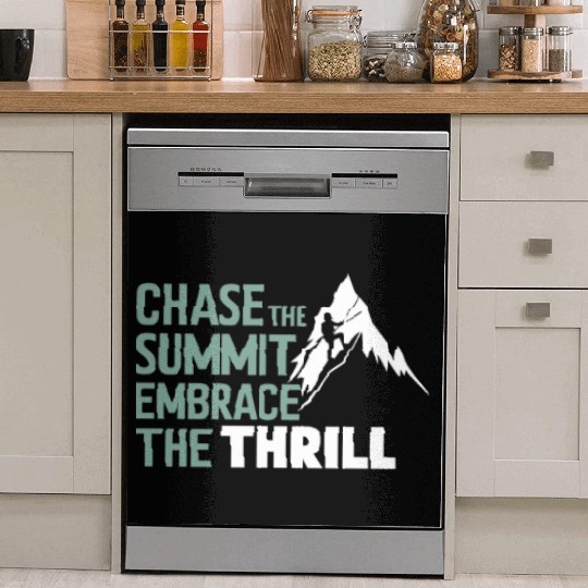 Rock Climbing outdoor adventure Bouldering Dish Washer Covers