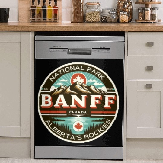 Banff National Park, Alberta Canada grizzly bears Dish Washer Covers