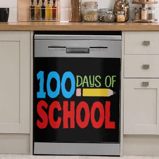 100 Days of School Dish Washer Covers