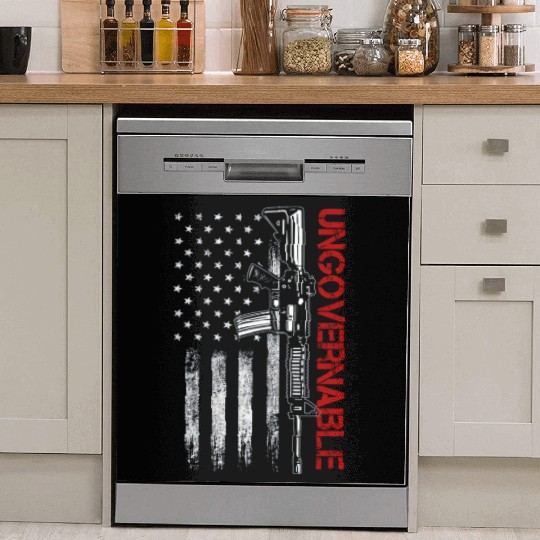 Ungovernable Become Ungovernable American USA FLag Dish Washer Covers