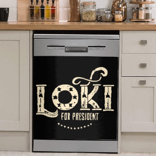Loki For President Funny History Dish Washer Covers