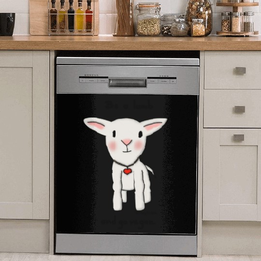 Be a Lamb and Go Vegan Dish Washer Covers