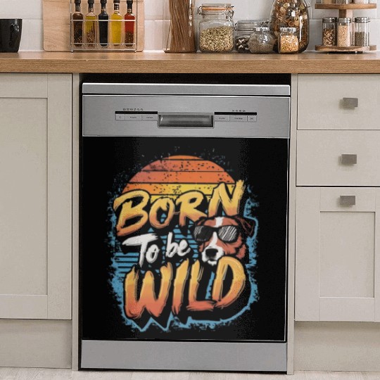 BORN TO BE WILD Dish Washer Covers