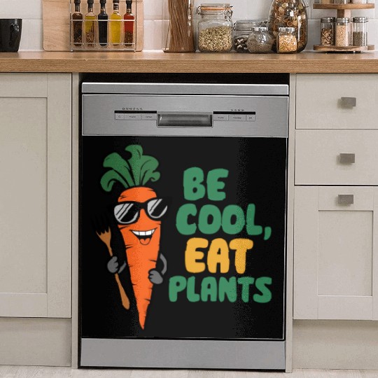 Cool Carrot In Sunglasses Dish Washer Covers