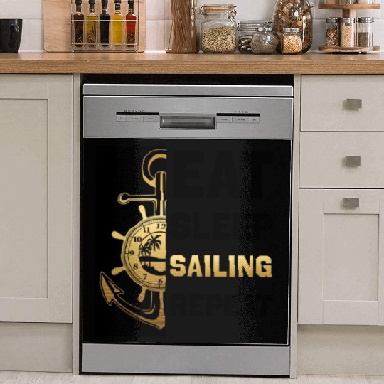 sailor seafarers mariners fun anchor lifestyle sun Dish Washer Covers