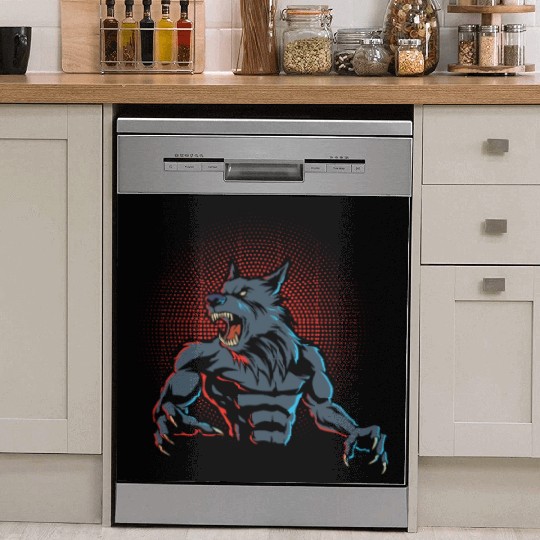 Werewolf Dish Washer Covers