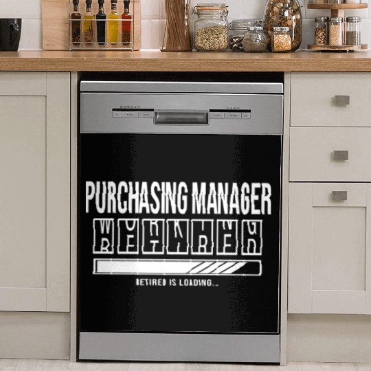 Retirement gift idea Retired Purchasing-Manager Dish Washer Covers