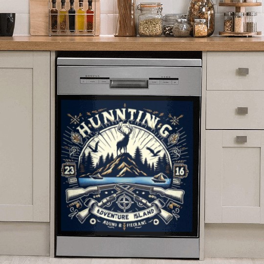 Deer hunting Dish Washer Covers