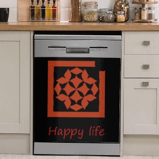 Happy life Winter design Dish Washer Covers