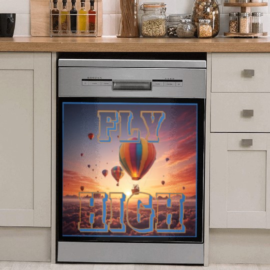 Novelty Fly High Dish Washer Covers