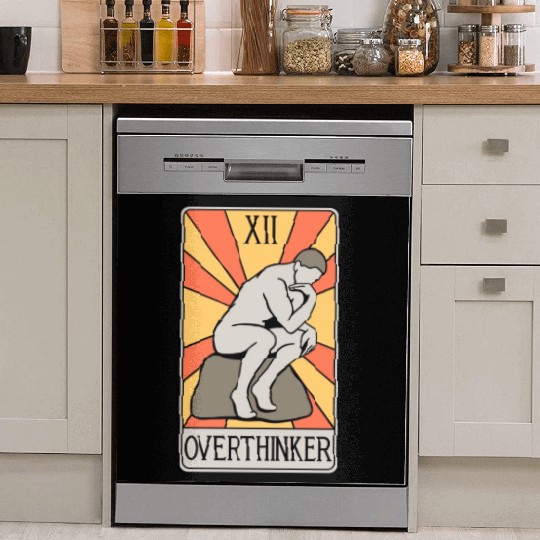 Overthinker Tarot Card - Introvert - Anxiety Dish Washer Covers