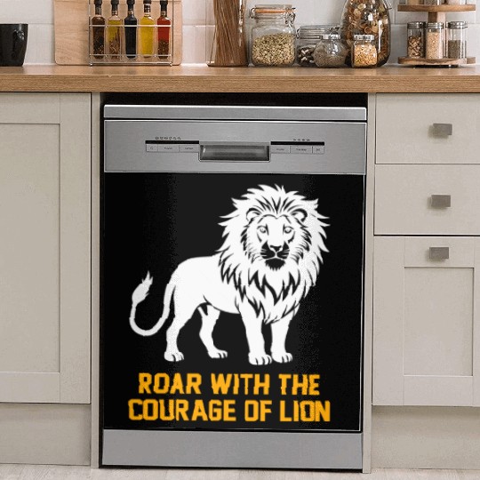 Alpha Roar Nature Lover Animal King Lion Dish Washer Covers