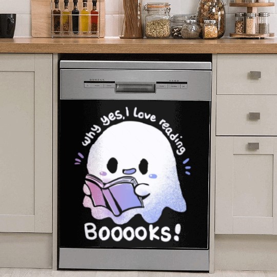 Why yes, I love reading booooks Dish Washer Covers