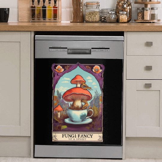 Fungi Fancy Tarot Dish Washer Covers
